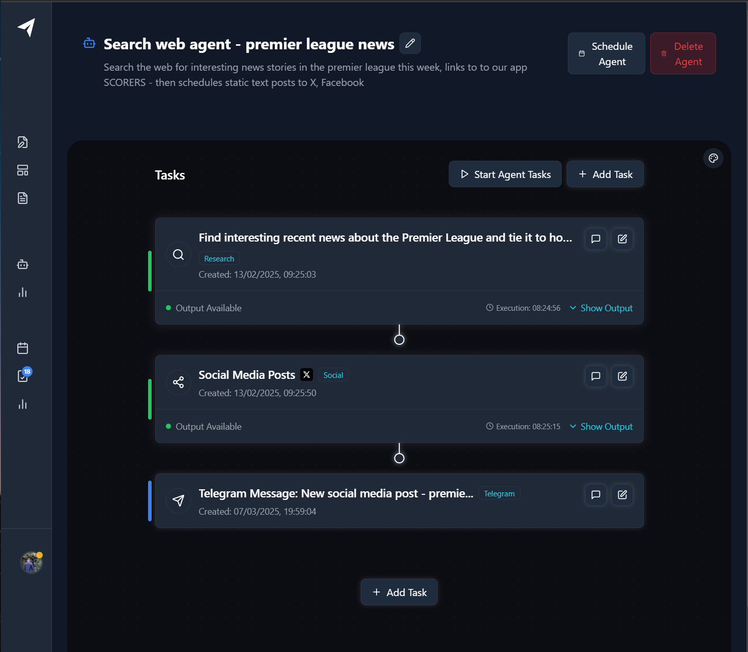 PostAgents AI Research Interface